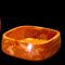 Pair of square bowls made from spalted beech
