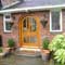 Curved top front doors