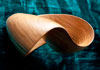 Mobius strip made from cherry wood