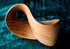 Mobius strip made from cherry wood