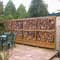 Unique log wall