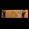 Peacock engraved hat rack