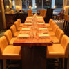 Spalted beech table top for a restaurant in Deansgate, Manchester